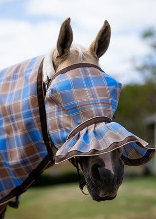 Ice Coffee Ultra Mesh Fly Mask