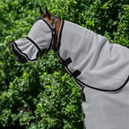 Plain Silver Summer Weave - with mask close
