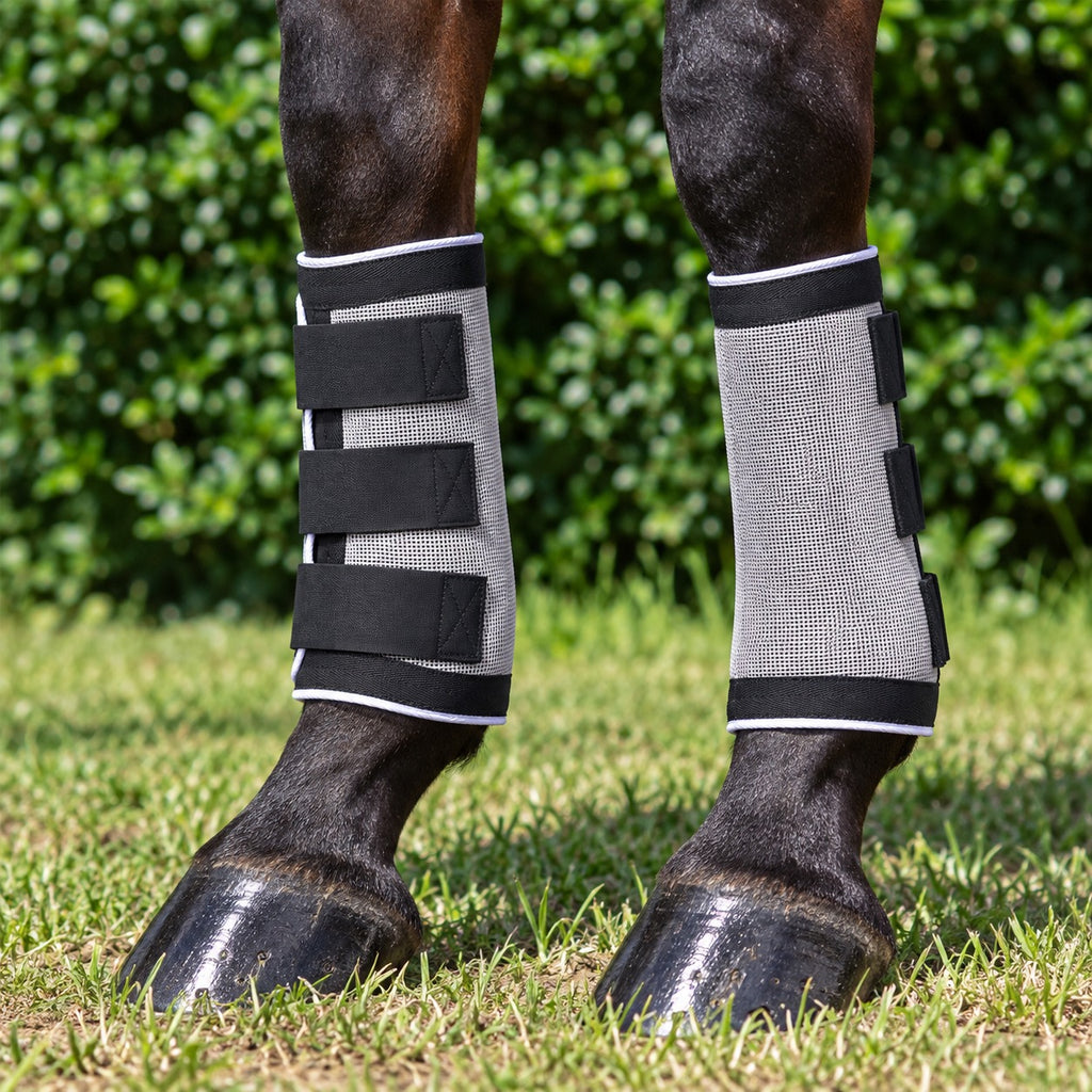 Plain Silver Kez Rugs fly boots