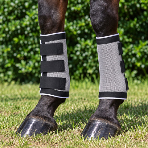 Plain Silver Kez Rugs fly boots