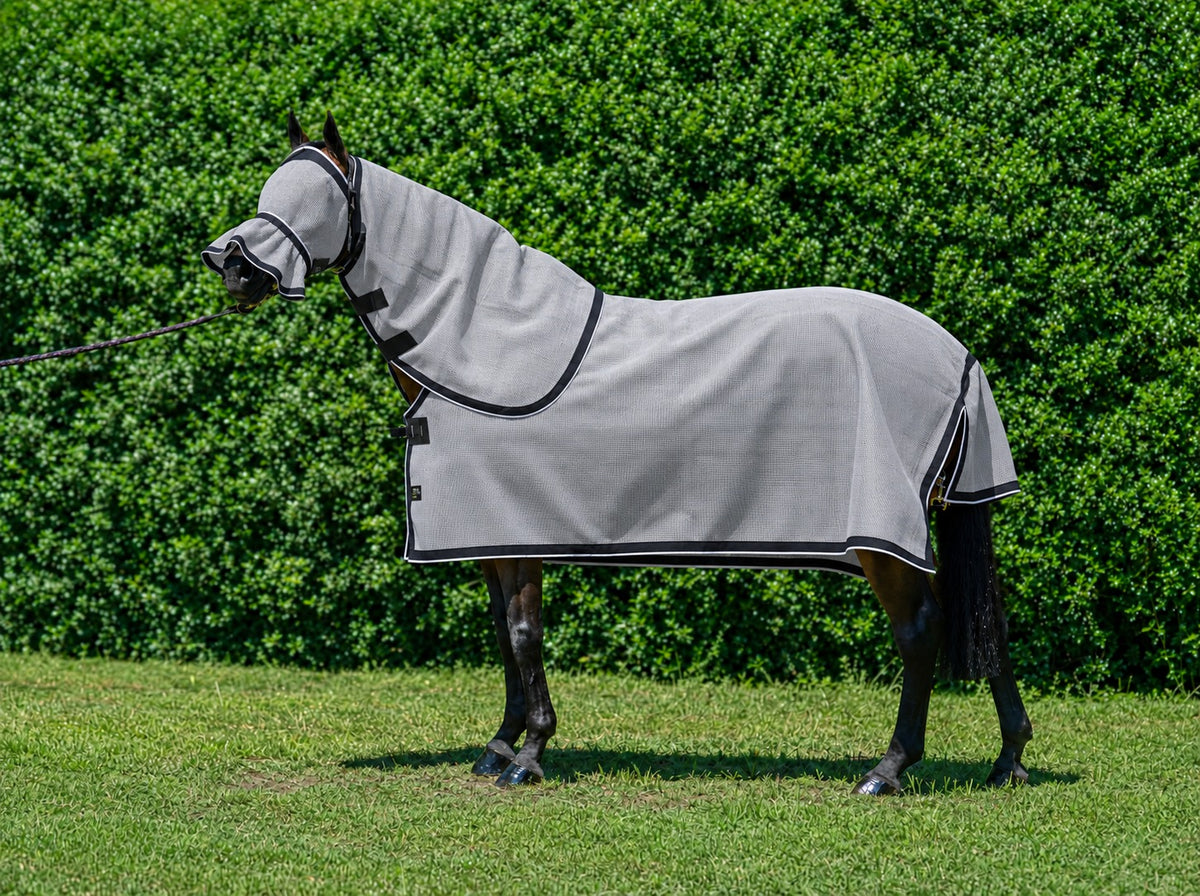 Plain Silver Summer Weave - with mask