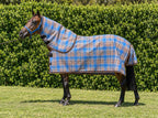 Ice Coffee Summer Weave mesh neck combo on a bay horse