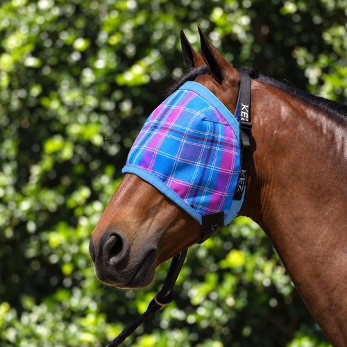 Bubble Gum Ultra Mesh Fly Mask without the nose attachment