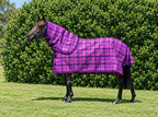 Blossom Summer Weave mesh neck combo on a bay horse