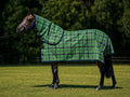 Evergreen Summer Weave mesh neck combo on a bay horse