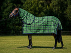 Evergreen Summer Weave mesh neck combo on a bay horse
