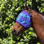 Lavender Ultra Mesh Fly Mask without the nose attachment