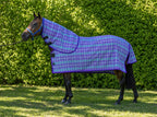 Peppermint Summer Weave mesh neck combo on a bay horse