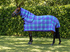Lavender Ultra Mesh Summer Weave neck combo on a bay horse