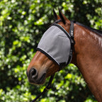 Plain Silver Ultra Mesh Fly Mask without the nose attachment