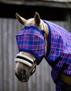Regal Ultra Mesh Fly Mask without nose attachment, front close-up