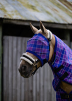 Regal Ultra Mesh Fly Mask without nose attachment, main three-quarter close-up