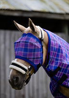 Regal Ultra Mesh Fly Mask without nose attachment, alternate three-quarter close-up