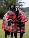 Scarlet Ultra Mesh Fly Mask without nose attachment, main three-quarter portrait