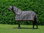 Storm Summer Weave mesh combo with fly mask on a bay horse