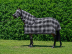 Storm Ultra Mesh Summer Weave neck combo and fly mask on a bay horse