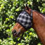 Storm Ultra Mesh Fly Mask without nose attachment on a bay horse