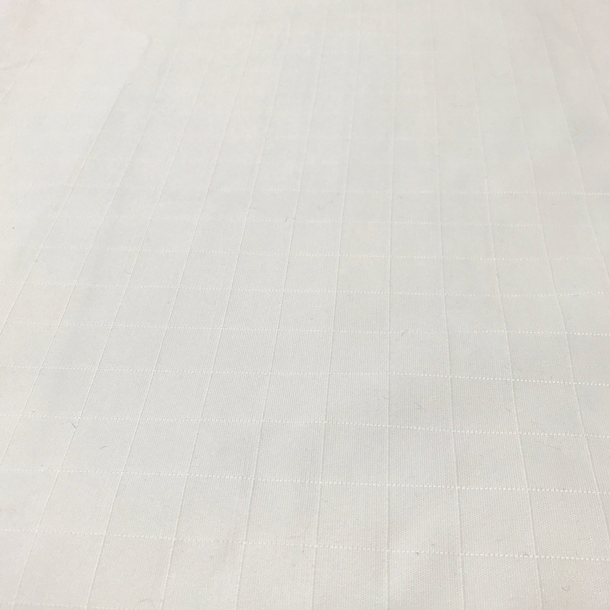 White Ripstop fabric swatch
