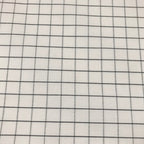 White with Black Check Ripstop fabric swatch