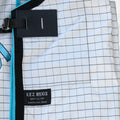 White with Black Check Ripstop - Kez Rugs, made in Beaudesert