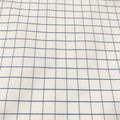 White with Blue Check Ripstop - Kez Rugs, made in Beaudesert